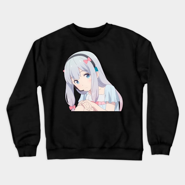 Sagiri Curious Crewneck Sweatshirt by KokoroPopShop